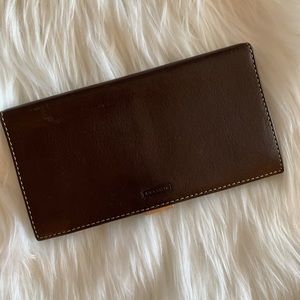 Coach Checkbook Cover